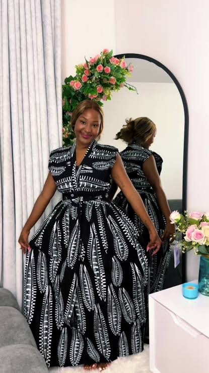 Ankara Wrap Dress